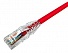NPC06UZDB-RD050C Коммутационный шнур кат.6, UTP, LSZH, 0,5м красный